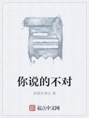 你说的不对